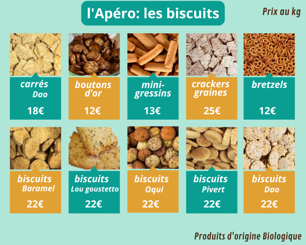 apéro biscuits