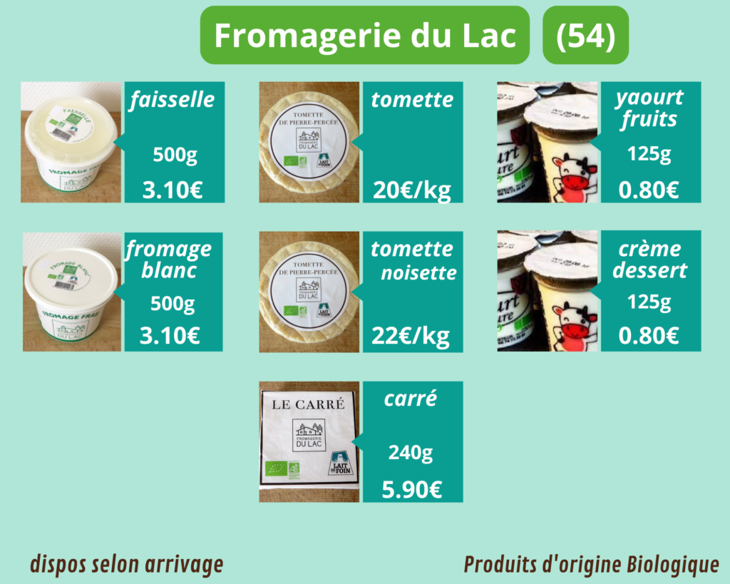 fromagerie du lac