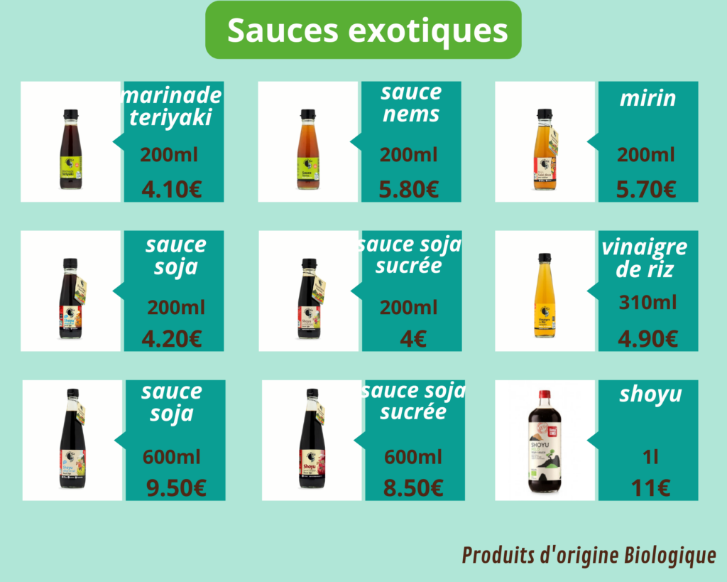 sauces exotiques